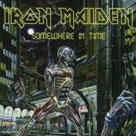 Omot za vinil ploču Iron Maiden Somewhere In Time vinyl