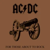 Omot za vinil ploču ACDC For Those About To Rock vinyl