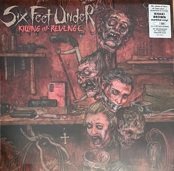 Omot za vinil ploču Six Feet Under Killing For Revenge vinyl