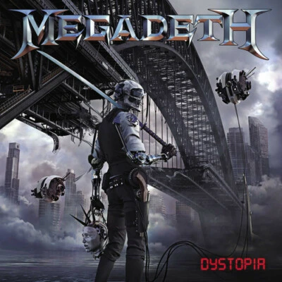 Omot za vinil ploču Megadeth Dystopia vinyl